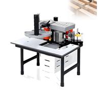 EXSHUING Chapeadora De Cantos Portátil, 1200 W, Para Cantos Rectos Y Curvos, Con Función Portátil/De Sobremesa, Encolado De Doble Cara Y Rápido Calentamiento, Altura De Canto De 7-60 Mm(White)