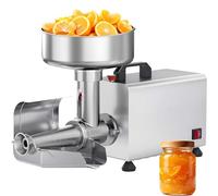 EXSHUING Filtro Eléctrico De Tomate Comercial De 450 W, Separador Automático De Pulpa, Tolva De 8,4 Pulgadas, Producción De 330 Lb/Hora, Cuerpo De Acero Inoxidable, Adecuado Para Hacer Mermeladas
