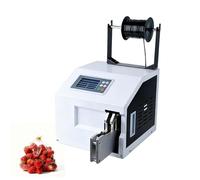 EXSHUING Máquina Atadora De Alta Velocidad, Máquina De Agrupación Automática Con Eficiencia De 60-75 Atados/Min, Gi-ro Y Velocidad Ajustables Para Cables De 5-30 Mm, Bolsas De Pan(Blackline)