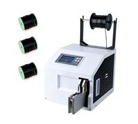 EXSHUING Máquina Automática De Cierre De Bolsas, Máquina De Empaquetado De Cables, Aumenta La Productividad A 60-75 Paquetes/Minuto De Forma Constante. Garantiza Sellos Higiénicos(Blackline)