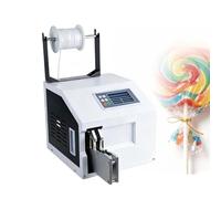 EXSHUING Máquina De Atado Con Torsión De Alta Velocidad, Máquina De Sellado Con Alambre Dorado, Logra Un Atado Perfe-cto En Solo 1 Segundo Con Ciclos De Torsión Personalizables 1 A 6(Whiteline)