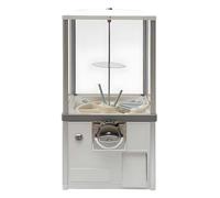 EXSHUING Máquina Expendedora Que Funciona con Monedas, Máquina De Gashapon De Juguetes, Máquina De Chicles, con Capacidad para 200 Chicles, Divertido Juguete Mecánico Adecuado para Oficinas(White)