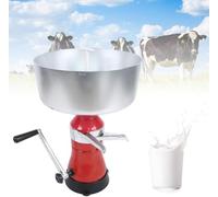 EXSHUING Separador De Crema De Leche, Desnatadora Eléctrica Con Capacidad De 80 L/H; Separador Centrífugo Con Tanque De 12 L Para Leche Cruda De Vaca Cabra Relación Grasa Ajustable De 1:4 A 1:10