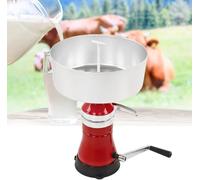 EXSHUING Separador De Nata Y Leche De 80 L/H, Máquina Desnatadora Centrífuga Eléctrica, Recipiente De 12 L; Para Leche De Vaca, Cabra, Oveja, Caballo Y Camello Produce Leche Desnatada Con ≤0,05%