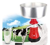 EXSHUING Separador Eléctrico De Nata, Máquina Centrífuga Desnatadora De Leche De 80 L/H, Recipiente De 12 L Apto Para Uso Alimentario Recipiente Para Leche Cruda Vaca, Cabra, Relación Ajustable