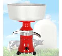 EXSHUING Separador Eléctrico De Nata Y Leche, Desnatadora Centrífuga Para Leche Cruda, Procesamiento De 80 L/H, Tanque De 12 L; Ideal Para Leche De Vaca, Cabra, Oveja, Caballo Y Camello