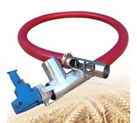 EXSHUING Sinfín Transportador De Granos, Alimentador De Tornillo Eléctrico Portátil De 2200 W Para Materiales Granulares, En Polvo Y Floculados. Transporta Trigo, Maíz, 220-440 Lb/Min(1.5m (58.8in))