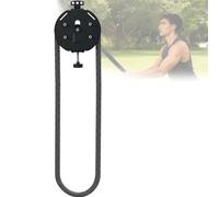 EXSHUING Siste-ma De Poleas Con Cuerda Infinita Y Resistencia Ajustable De 3 A 30 Kg. Herramienta De Entrenamiento De Cuerpo Completo. Entrenamiento De Fuerza Con Cuerda Para Mejorar(Black)