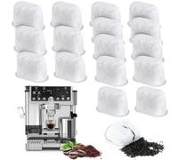 Exsink 16 Piezas Insertos de Filtro de Agua para Accesorios Ninja Luxe Cafe, Cartuchos de Repuesto para Cafeteras, Compatibles con Cafeteras Totalmente Automáticas Ninja, Mejora Sabor del Café