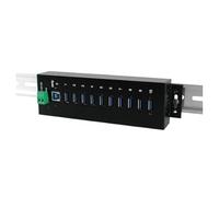 EXSYS 1110hmvs USB 3.0 (3.1 Gen 1) Type-B 5000 Mbits Negro Interfaz Hub (EX 1110hmvs)