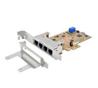 EXSYS 6084 PCIe 4 Puertos Quad Tarjeta 1 Gigabit Ethernet