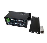 Exsys EX-1113hms - Hub - 16 X Usb 3,1 Gen 1 - An DiN-Schiene Montierbar - Gleichstrom (eX-1113hms)