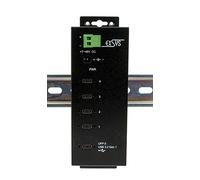 Exsys EX-1144hmvs SchnittstelleN-Hub Usb 3.2 Gen 1 (3.1 Gen 1) TypE-C Schwarz (eX-1144hmvs)