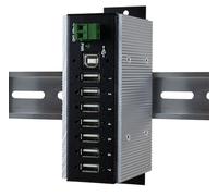 EXSYS EX-1177HMVS-WT USB 2.0 Type-B 480Mbit/s Negro, Blanco Nodo - Concentrador (USB 2.0 Type-B, USB 2.0, 480 Mbit/s, Negro, Blanco, 7-48, -40-85 °C)