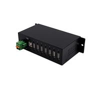Exsys EX-1179HMVS - Hub USB 2.0 (7 puertos con protección contra sobretensiones ESD de 15 KV)