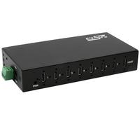EXSYS EX-12277HMS - Concentrador USB 3.2 Gen 2 (7 Puertos, Metal, con 7 Conectores C)