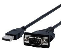 Exsys EX-13002 USB 2.0 a 1 x serie RS-232 con conector de 9 pines Prolific Chipset