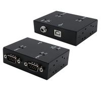 Exsys EX-13072HM USB 2.0 zu 2 x Seriell RS-232 FTDI Chip-Set Metallgehäuse