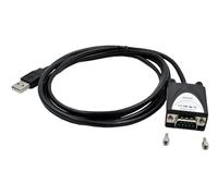 Exsys EX-1311-2 - Cable USB 2.0 a 1 Puerto Serie RS-232 de 1,8 m con Conector de 9 Pines, indicador LED, Color Negro
