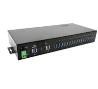 EXSYS EX-1526HMVS hub di interfaccia USB 3.2 Gen 1 (3.1 Gen 1) Type-B 5000 Mbit/s Nero