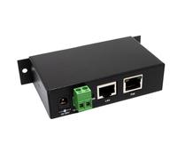 EXSYS EX-6007POE Gigabit Ethernet 48V adaptador e inyector de PoE - Adaptador/inyector de PoE (Gigabit Ethernet, 10,100,1000 Mbit/s, Negro, IEEE 802.3af, 48 V, 114 x 57 x 26 mm)