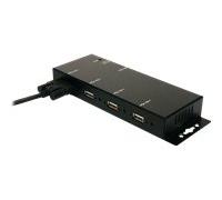 EXSYS External 4 Port USB 2.0 HUB 480 Mbit/s Negro - Concentrador (480 Mbit/s, Negro, Metal, CE, FC, ROHS, Win 98SE, ME, 2000, XP, Vista, Server 2003 Linux Mac OS, 250 g)