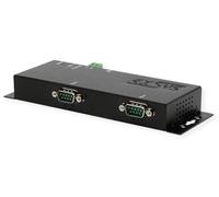 EXSYS GmbH Ethernet zu 2 x RS-232, inkl. 12V/3A Netzteil (EX-6112-2)