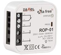EXTA FREE ROP-01 Receptor inalámbrico de 1 Canal, 47,5x47,5x20 mm