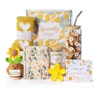 EXTALOW Regalos de cumpleaños para mujeres, 10 cestas de regalo para mujeres, regalos para el día de la madre, paquete de cuidado personal, caja de regalo de feliz cumpleaños para adolescentes