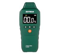 Extech MO50A Kompakter Pin-Feuchtigkeitsmesser, Alarm, LCD | Feuchtigkeit Holz (5-50%) und Baumaterial, akust./visuelle Alarme, austauschb. Pins, Kontrast-LCD