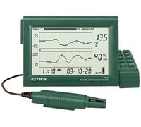 Extech RH520B: Registrador gráfico de humedad y temperatura con sonda desmontable, registrador gráfico de datos para mediciones de humedad y temperatura y cálculo del punto de rocío