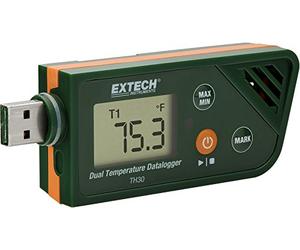 Extech TH30 Registrador de datos USB dual de temperatura