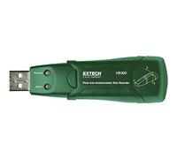 Extech VB300 Registrador USB Fuerza G 3 Ejes, hasta +/-18g | Choque/vibración 3 ejes hasta +/-18g, resolución 0,00625g, intervalo 50ms-24h, USB, análisis FFT