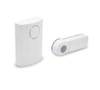 Extel 61007 Timbre inalámbrico móvil/montaje en pared Alcance, Blanco, 100 M