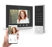 Extel Avidsen Videoportero WiFi con Pantalla 7", Teclado Código y App