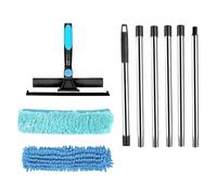 Extendable Duster, Long Reach Cleaning Brush, Reusable Dusting Tool with Telescopic Handle for Ceilings, Walls, Fans, Furniture, Ideal for Home, Apartment, Outdoor Use, 59.99cm