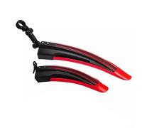 Extended Road Bike Mudguard Set 54cm PP Material(red) | High-grade PP plastic, resists sun deformation, maintains shape long-term, outdoor performance