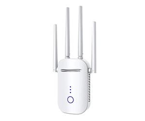 Extender 1200Mbps Wi Fi Repeater Dual Band 2.4&5Ghz W Ifi Router Long Range Booster 4 Antenna Amplifier
