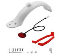 Extendido para guardabarros Set para Xiaomi para m365 Night Riding Extended | Soporte de metal, evita roturas, se adapta a m365 Pro para 1s, se extiende para la vida útil del guardabarros