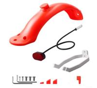 Extendido para guardabarros Set para Xiaomi para m365 Night Riding Extended | Soporte de metal, evita roturas, se adapta a m365 Pro para 1s, se extiende para la vida útil del guardabarros