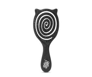 EXTENDIO® Cepillo Mini Desenredante Profesional - Ligero, Curvado y Ergonómico - Para Cabello Largo, Rizado o Fino - Sin Tirones, Ideal para Uso Diario - 4 Colores (Negro)