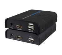 Extenseur HDMI/USB par TCP/IP - Émetteur et le récepteur - Portée 120 m - Jusqu'à 1080p - Alimentation DC 5 V