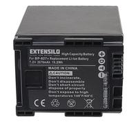 EXTENSILO 1x batería Compatible con Canon Vixia XA25 | XA20, XA10, HG20, HG21, XA30, HF S30 cámara de vídeo (2670 mAh, 7,2 V, Li-Ion)