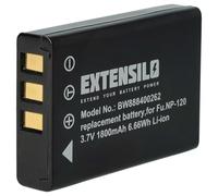 EXTENSILO 1x batería Compatible con Rollei Powerflex 350 WiFi cámara (1800 mAh, 3,7 V, Li-Ion)