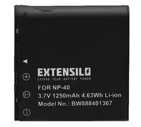 EXTENSILO 1x batería reemplaza Medion PAC-0040 para cámara (1250 mAh, 3,7 V, Li-Ion)