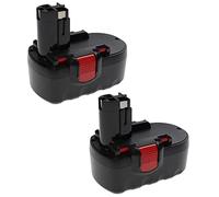 EXTENSILO 2X Batería Compatible con Bosch GSA 18 VE, GSB 18 VE-2, GSR 18 V, GSR 18 VE-2, GST 18 V Herramientas eléctricas (3300 mAh, NiMH, 18 V)