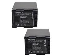 EXTENSILO 2X batería Compatible con Canon Legria HF M32 | HF M300, HF M31, HF G25, HF M306, HF M307 cámara de vídeo (2670 mAh, 7,2 V, Li-Ion)