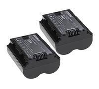 EXTENSILO 2X batería Compatible con Fuji Fujifilm GFX 50S II, GFX100S, GFX100 II, X-H2, X-H2S, X-T4, X-S20 cámara (2250 mAh, 7,2 V, Li-Ion)