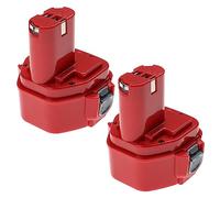 EXTENSILO 2X batería Compatible con Makita 8271, 8271DWAE, 8271D, 8271DWE, 8271DWPE, 8270DWE, 8270DWPE Herramienta (3300 mAh, NiMH, 12 V)