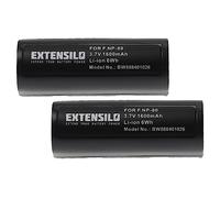 EXTENSILO 2X Batería Compatible con Ricoh RDC-6000, RDC-7, RDC-7S (1600 mAh, 3,7 V, Li-Ion)